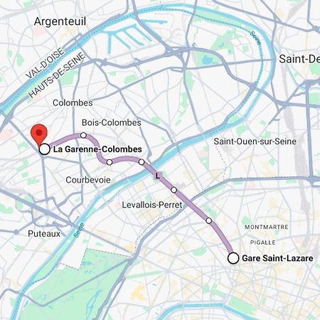 Cosy Apartment Near La Defense Paris Tranports Free Parking ลากาแร็น-โกลงบ์ ภายนอก รูปภาพ
